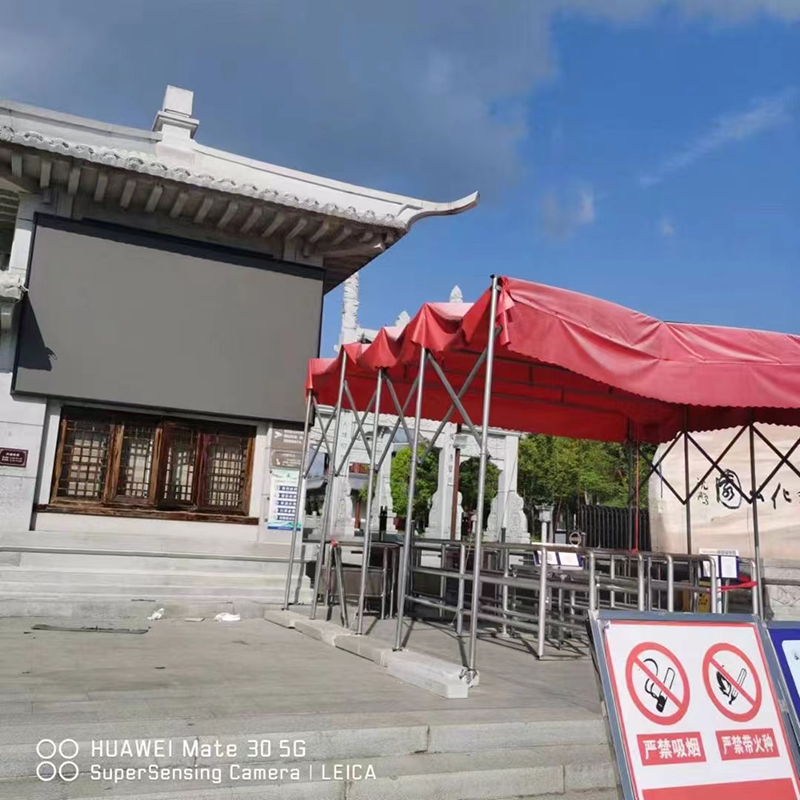 湖北麻城旅游景區戶外P3LED顯示屏